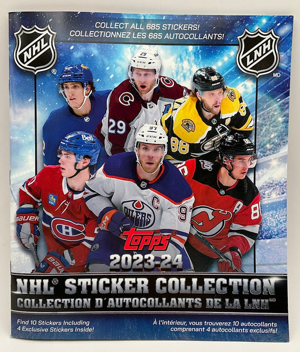 2023-24 Topps NHL Hockey Sticker Album