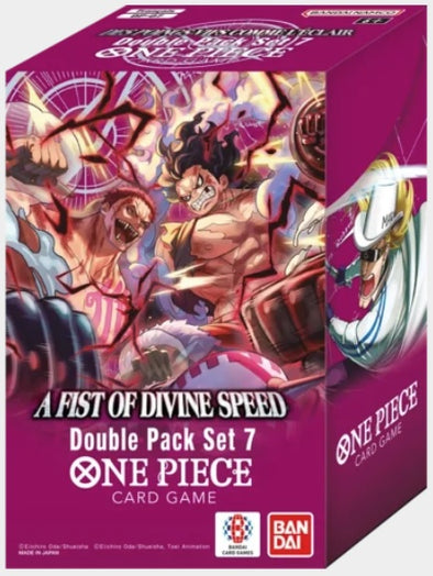 401 Games Canada - One Piece Card Game - A Fist of Divine Speed - Double Pack Set - Vol.7 401 Games Canada - One Piece Card Game - A Fist of Divine Speed - Double Pack Set - Vol.7
