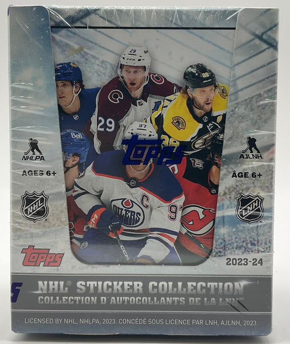 2023-24 Topps NHL Hockey Sticker Box