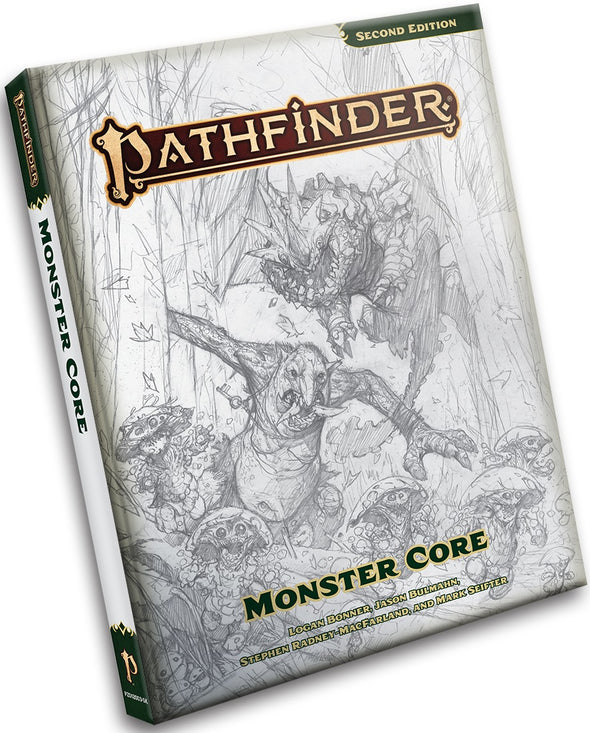 Pathfinder 2nd Edition - Remastered Monster Core Sketch Cover Edition (HC)