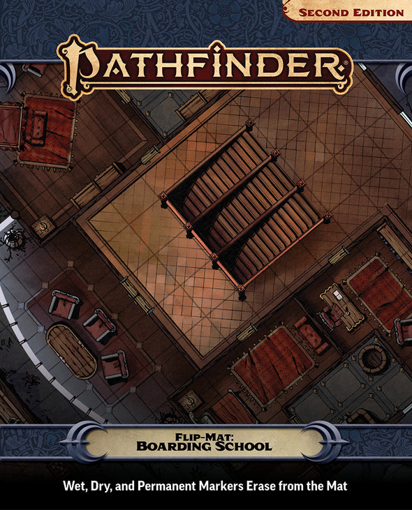 Pathfinder 2nd Edition - Flip Mat - Boarding School