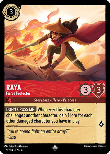 Raya (Fierce Protector) - 121/204 - Super Rare