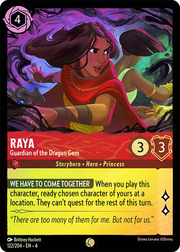 Raya (Guardian of the Dragon Gem) - 122/204 - Common (Foil)