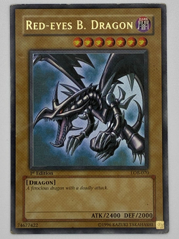 Red Eyes B. Dragon LOB-070 HP (1st Edition)