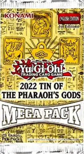 Yugioh - 2022 Tin of the Pharaoh's Gods Booster Pack - Bundle of 100