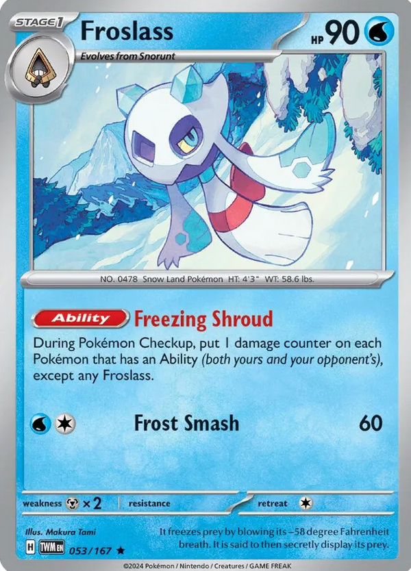 Froslass - 053/167 - Rare - Theme Deck Exclusive