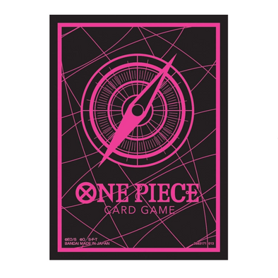 One Piece Card Game - Sleeves Set 6 - Standard Black/Pink