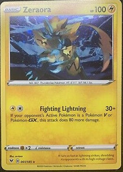 Zeraora - 061/185 - Holo Rare (Cosmos Holo)
