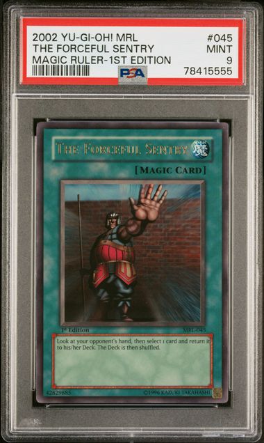 THE FORCEFUL SENTRY (045) - YUGIOH MRL-MAGIC RULER - MAGIC RULER-1ST EDITION - MINT 9