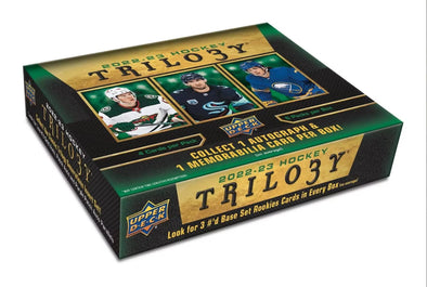 2022-23 Upper Deck Trilogy Hockey Hobby 20 Box Master Case available at 401 Games Canada