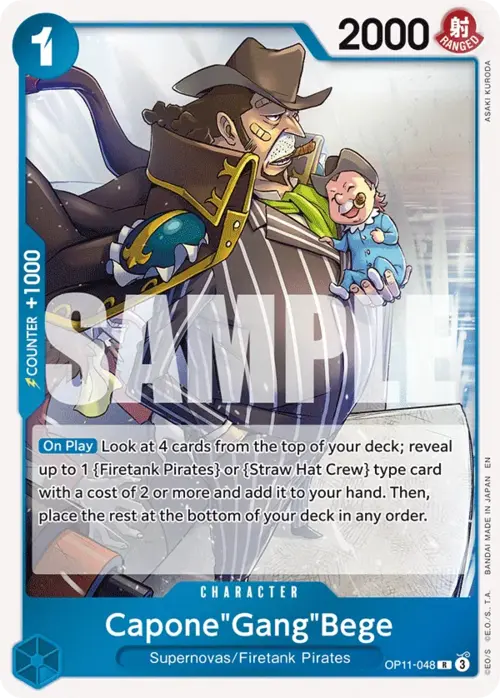 Capone"Gang"Bege (Nami Deck) (LT-01 Reprint) (Non-Foil) - OP11-048 - Rare