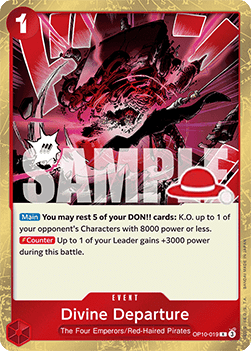 Divine Departure (Luffy Deck) (LT-01 Reprint) - OP10-019 - Rare