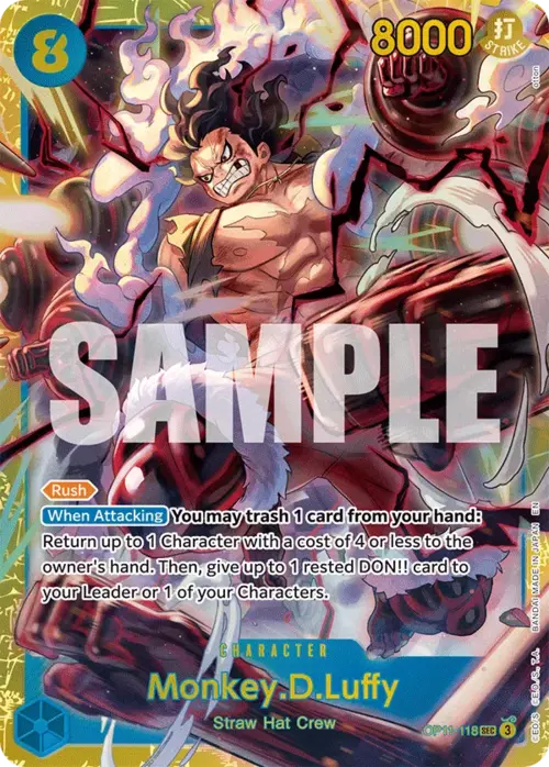 Monkey.D.Luffy (Nami Deck) (LT-01 Reprint) (Non-Foil) - OP11-118 - Secret Rare