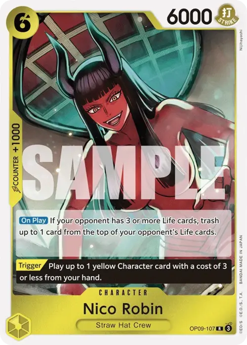 Nico Robin (Nami Deck) (LT-01 Reprint) - OP09-107 - Rare