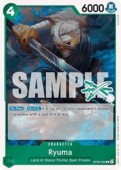 Ryuma (Zoro Deck) (LT-01 Reprint) - OP06-036 - Rare