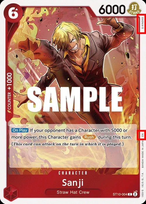 Sanji (LT-01 Reprint) - ST10-004 - Common