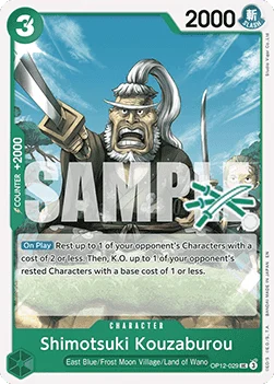 Shimotsuki Kouzaburou (Zoro Deck) (LT-01 Reprint) - OP12-029 - Uncommon