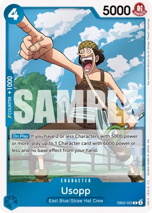 Usopp (Nami Deck) (LT-01 Reprint) (Non-Foil) - EB02-022 - Rare
