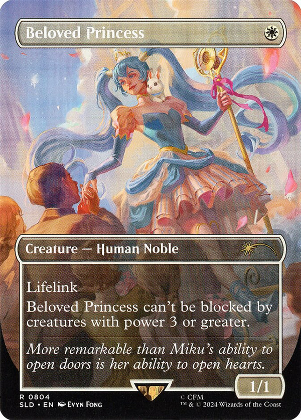 Beloved Princess - Borderless (Rainbow Foil) (SLD)