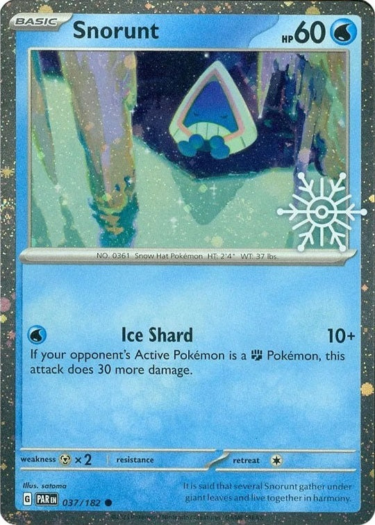 Snorunt - 037/182 - Holo Promo (2024 Holiday Calendar)