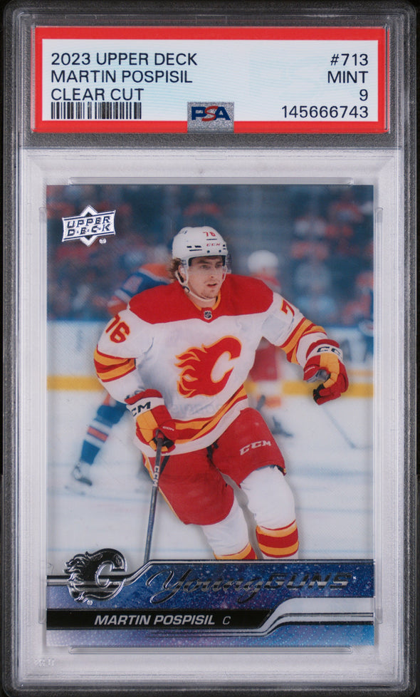 MARTIN POSPISIL (713) - UPPER DECK - CLEAR CUT - MINT 9