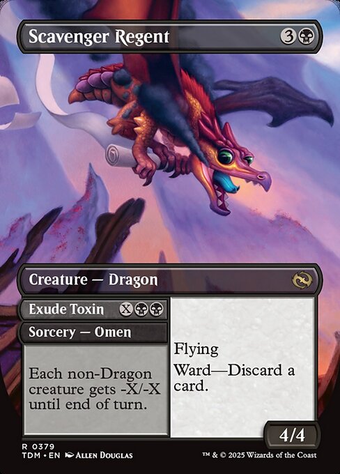 Scavenger Regent // Exude Toxin - Reversible Borderless (TDM)
