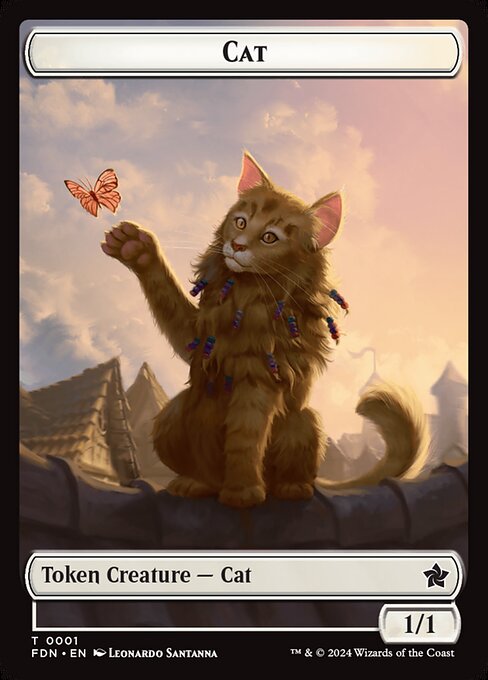 Elf Warrior // Cat Token (TFDN)