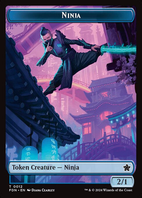 Kaito, Cunning Infiltrator Emblem // Ninja Token (TFDN)
