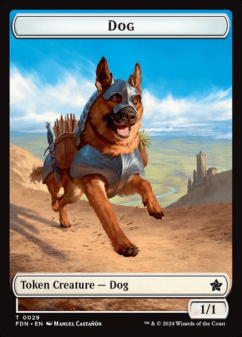 Beast // Dog Token (TFDN)