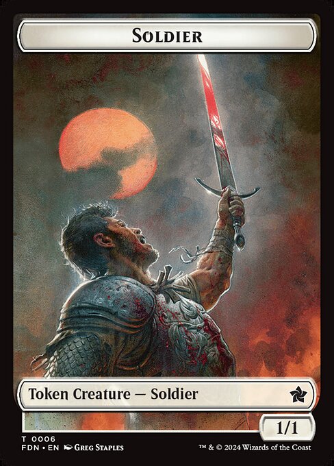 Rabbit // Soldier Token (TFDN)