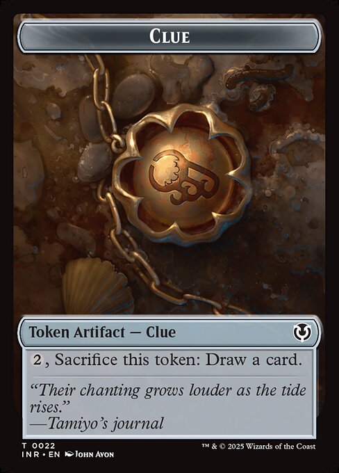 Blood // Clue Token (TINR)