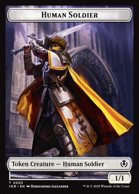 Eldrazi Horror // Human Soldier (003) Token (TINR)