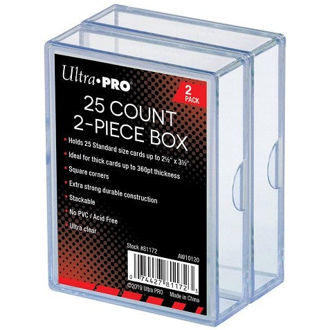 Ultra Pro - 2-Piece Card Storage Box - 25ct
