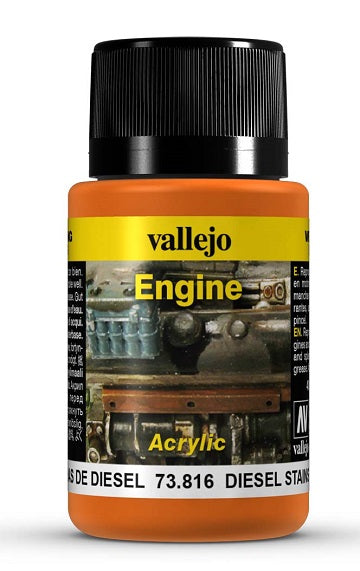 Vallejo - Weathering Effects - Engine: Diesel Stains