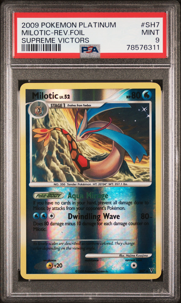 MILOTIC-REV.FOIL (SH7) - POKEMON PLATINUM SUPREME VICTORS - SUPREME VICTORS - MINT 9