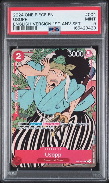 Usopp - English Version 1st Anniversary Set - MINT 9