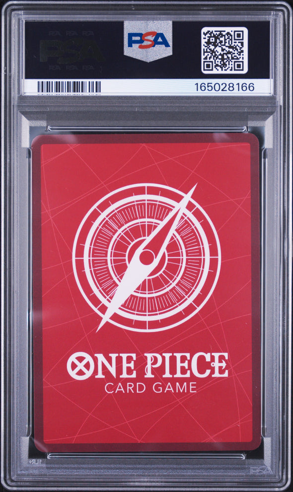 LUFFY & ACE (001) - ONE PIECE ST30-STARTER DECK EX LUFFY & ACE - BLACK & WHITE ALT ART - GEM MT 10