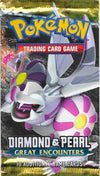 Pokemon - Diamond & Pearl: Great Encounters Booster Pack available at 401 Games Canada