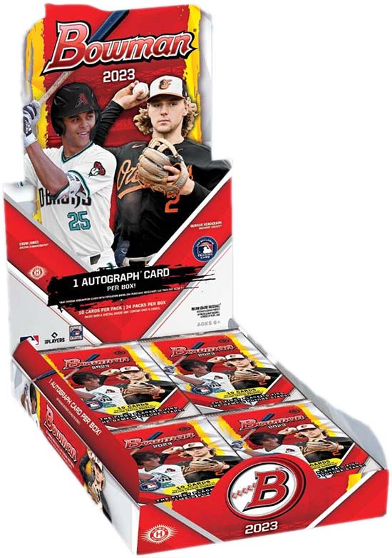 2023 Bowman Chrome Baseball Hobby Box – Columbia Hobby - Sports