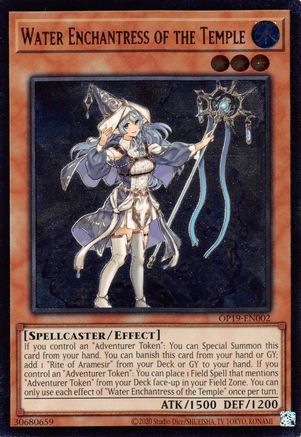 Water Enchantress of the Temple (UTR) - OP19-EN002 - Ultimate Rare available at 401 Games Canada