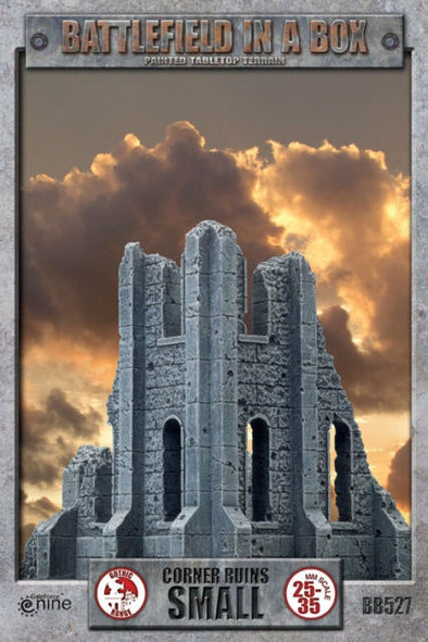 Battlefield in a Box - Gothic Battlefields - Small Corner Ruin available at 401 Games Canada