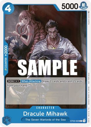 Dracule Mihawk (Tournament Pack Vol. 4) - ST03-005 - Common