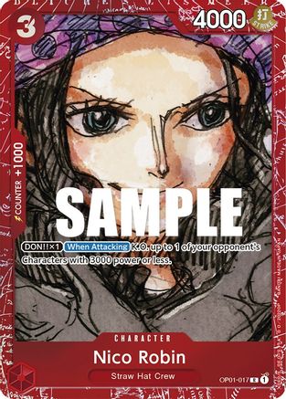 Nico Robin (-ONE PIECE FILM RED Edition-) (Foil) - OP01-017 - Rare