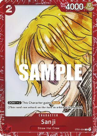 Sanji (-ONE PIECE FILM RED Edition-) (Foil) - ST01-004 - Common