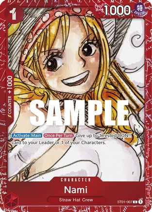 Nami (-ONE PIECE FILM RED Edition-) (Foil) - ST01-007 - Common