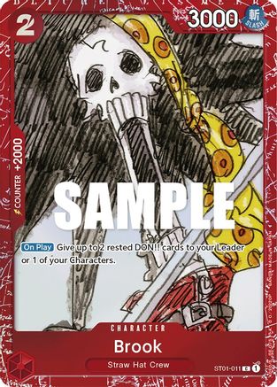 Brook (-ONE PIECE FILM RED Edition-) (Foil) - ST01-011 - Common