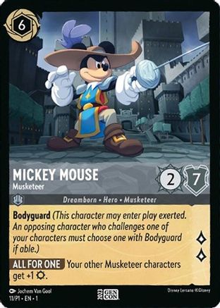 Mickey Mouse (Musketeer) - 11 - Promo (Gen Con 2023)