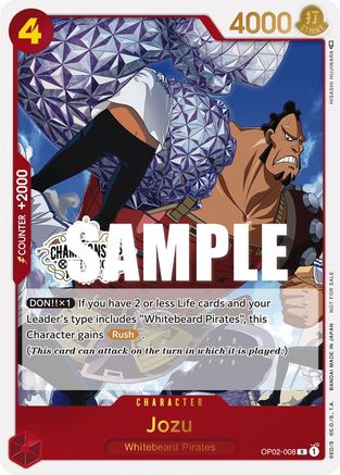 Jozu (Store Championship Participation Pack Vol. 2) - OP02-008 - Promo