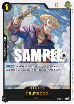 Helmeppo (Store Championship Participation Pack Vol. 2) - OP03-091 - Promo