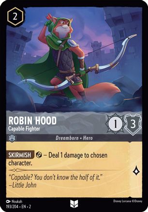 Robin Hood (Capable Fighter) - 193/204 - Uncommon